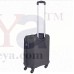 OkaeYa Safari Polycarbonate 56 Ltrs Black Hardsided Carry On (REGLOSS ANTISCRATCH 4W 55 BLACK)